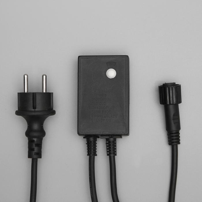 Контроллер для гирлянд 220V 3PIN IP54/44, черный