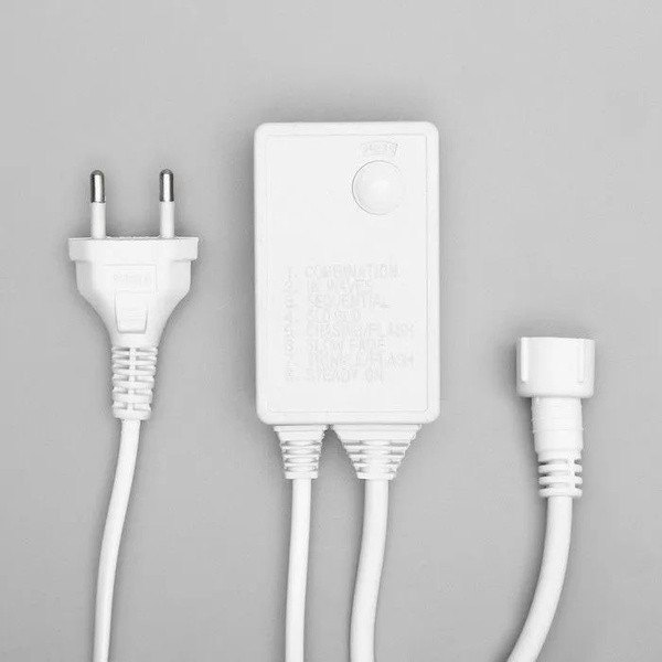 Контроллер для гирлянд 220V 3PIN IP54/44, белый