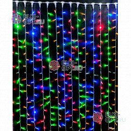 Светодиодный занавес с мерцанием 600LED 2*3м IP65, Мульти