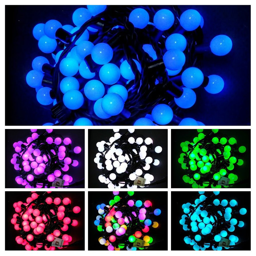 Светодиодная гирлянда Хамелион 100LED RGB IP65, RGB